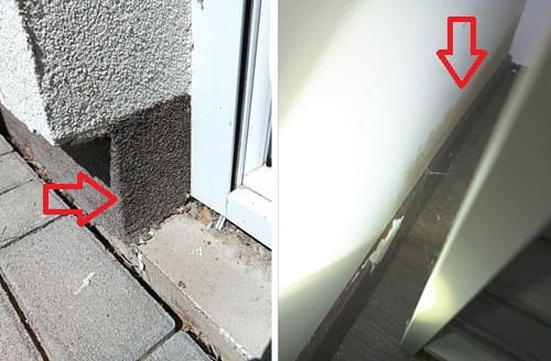 Lábazati hőhíd fotója.